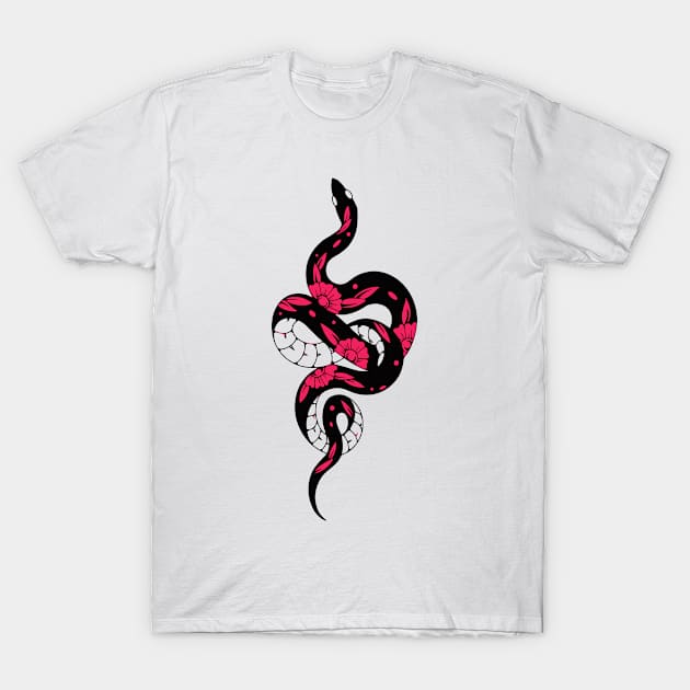 Flower snake 1 T-Shirt by uongduythien@gmail.com